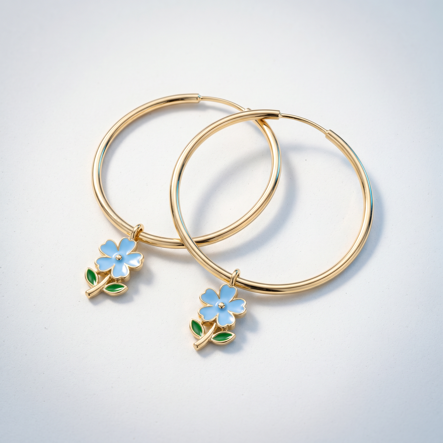 Orecchini Maxi Cerchio Fiore Oro 18K — 01-master-hero