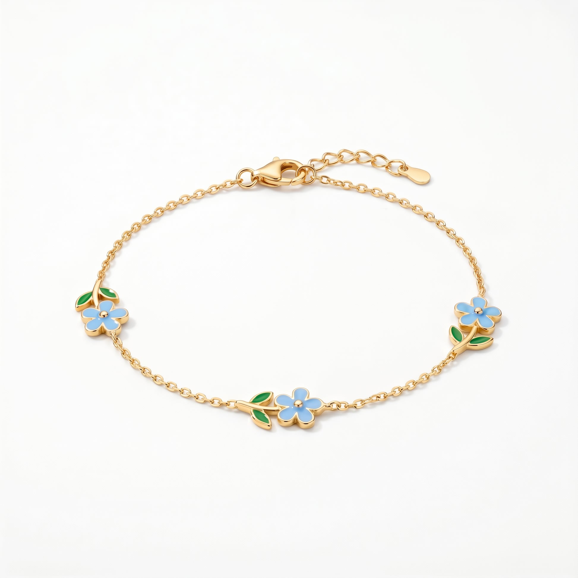 Bracciale Cerchio Fiore Oro 18K — 06-multi-angle-topdown