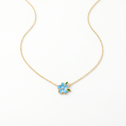 Collana Cerchio Fiore Oro 18K — 06-multi-angle-topdown