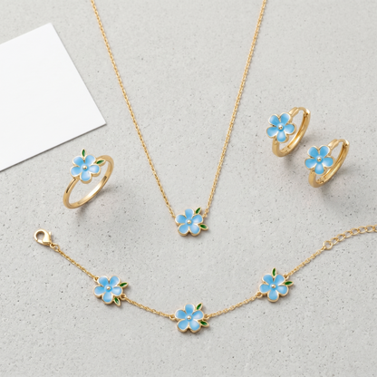 Collana Cerchio Fiore Oro 18K — 07-stack-styled