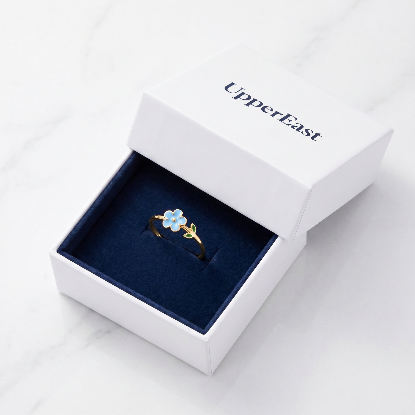 Anello Fiore Oro 18K Regolabile — 08-packaging