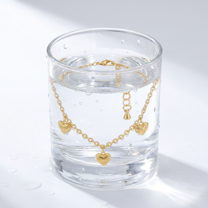 Bracciale Charm Cuore Oro 18K — 09-stress-proof