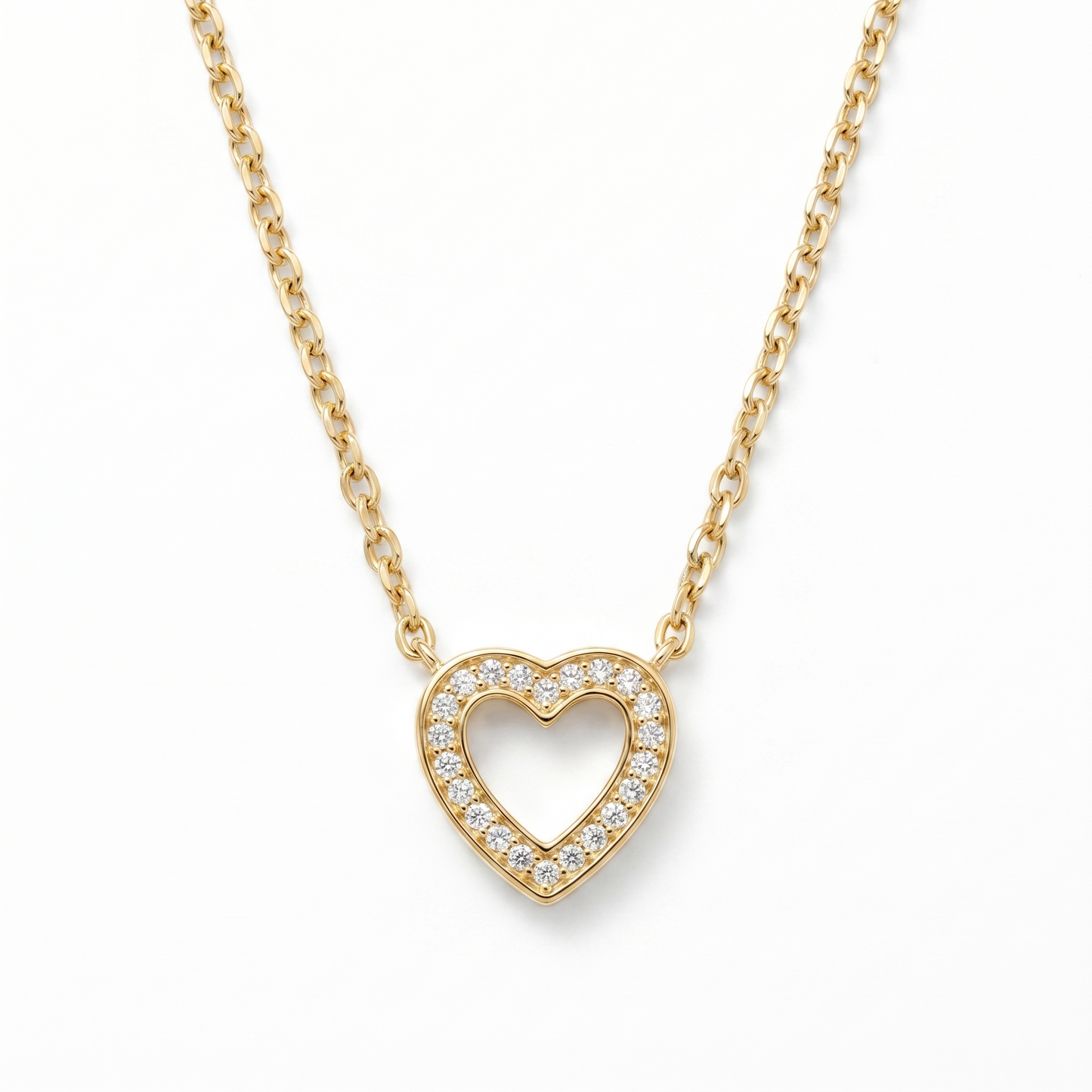Collana Cuore Cristallo Oro 18K — 06-multi-angle-topdown
