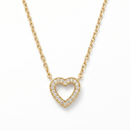 Collana Cuore Cristallo Oro 18K — 06-multi-angle-topdown