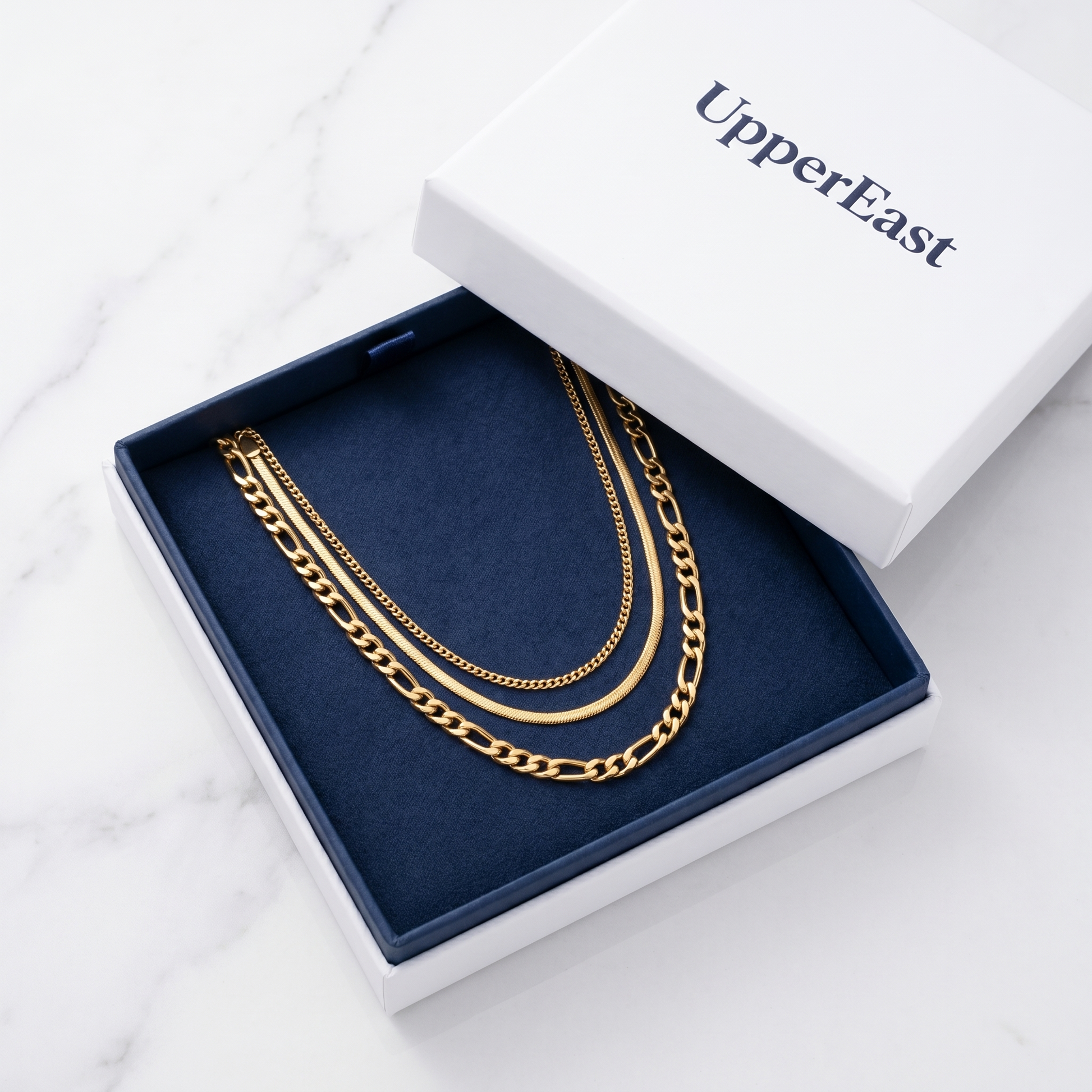 Collana Figaro Layered Oro 18K — 08-packaging