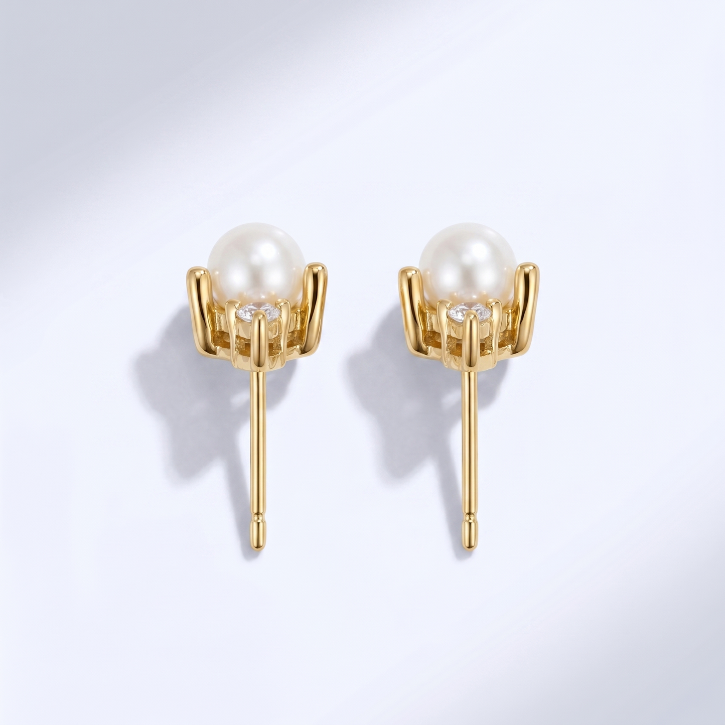 Orecchini Perla & Cristallo Oro 18K — 06-multi-angle-topdown