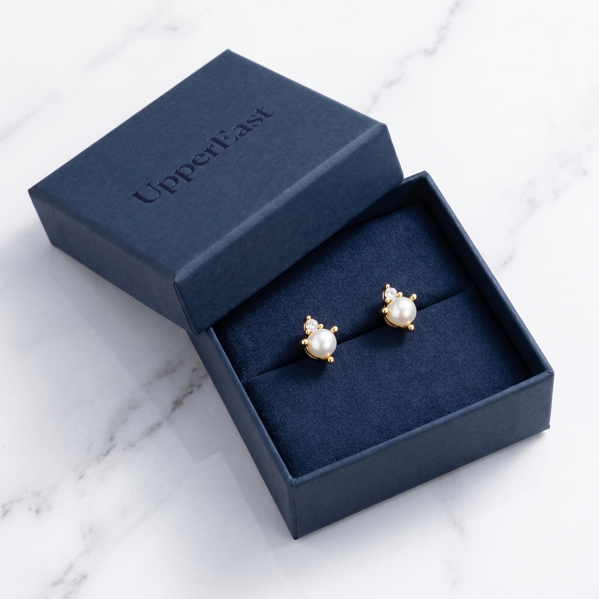 Orecchini Perla & Cristallo Oro 18K — 08-packaging